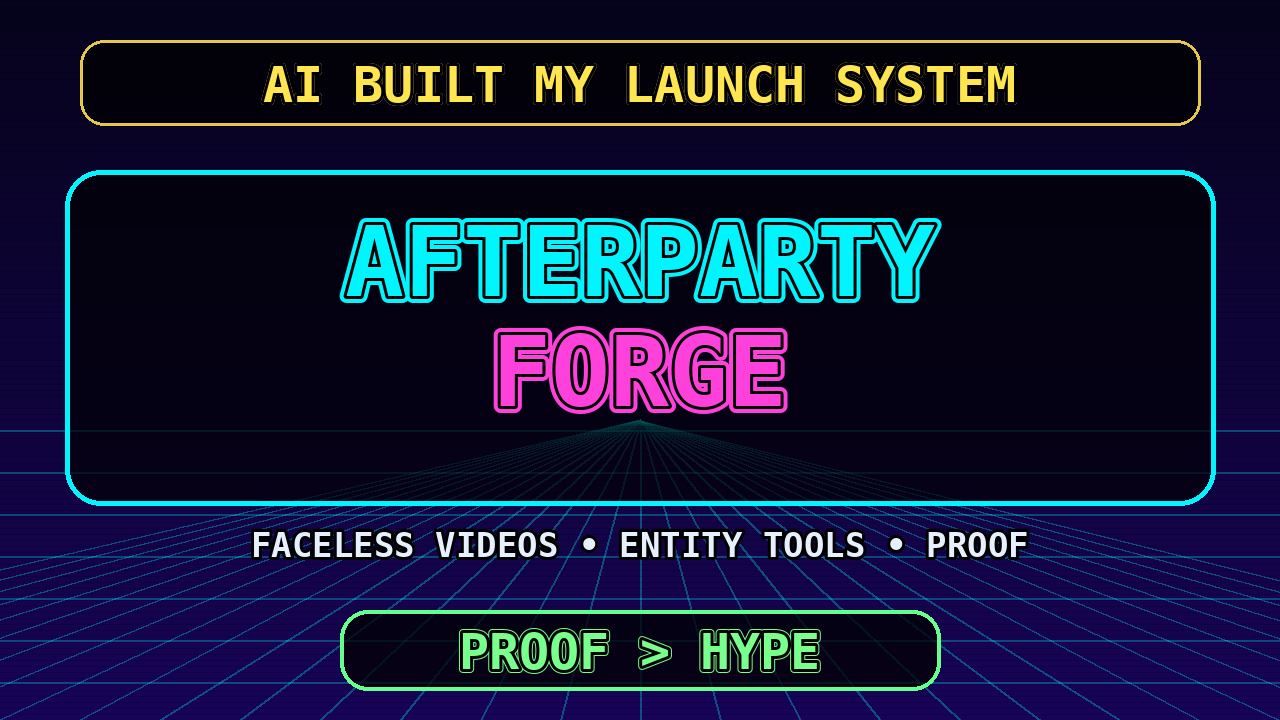 Afterparty Forge YouTube thumbnail